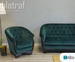 *Ekskluzywny wypoczynek Ludwik Sofa 3os.+2 fotele - 1